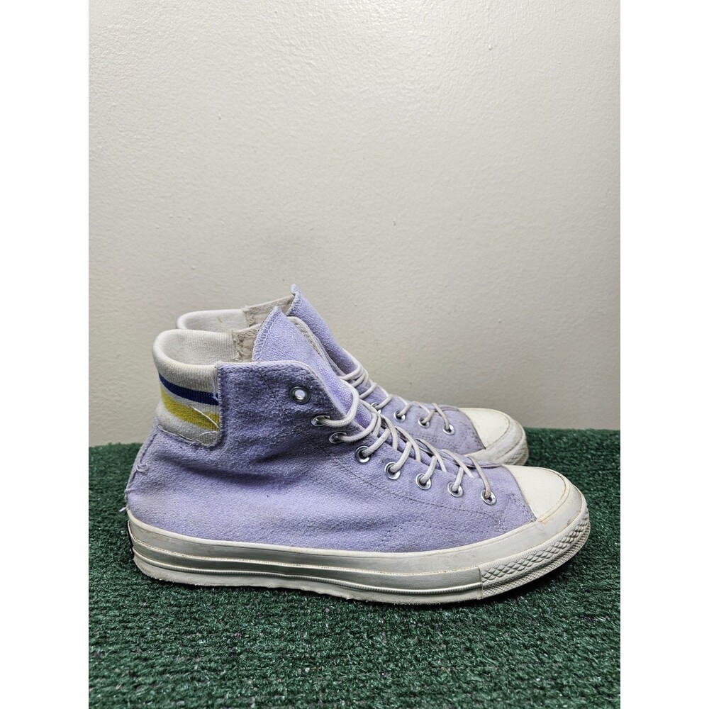 Converse Chuck 70 Mens 10.5 Retro Stripe High Top Wool Oxygen Purple 163365C